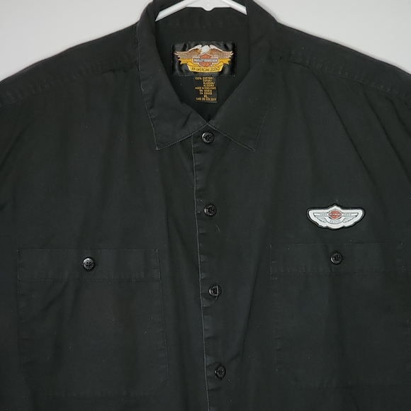 Harley Davidson 100 YR Anniv. Garage Shirt Black Mens XL - Picture 3 of 9